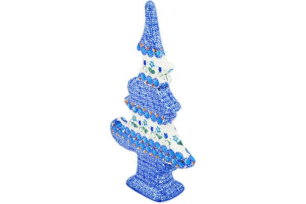 12" Christmas Tree Figurine - Blue Tulip Garden