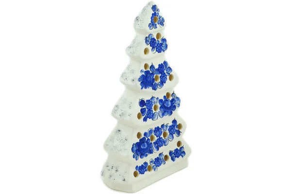 12" Christmas Tree Figurine - Lagoon