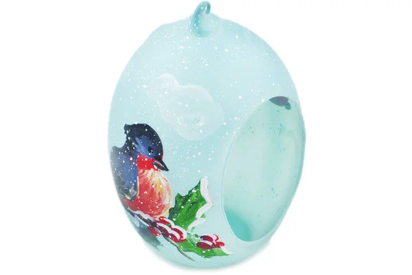 6" Christmas Ball Ornament - Red Fruits