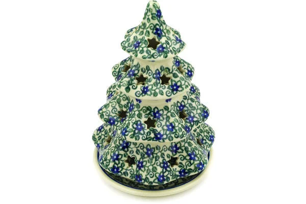 7" Christmas Tree Candle Holder - Lobelia Vines