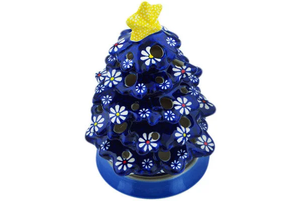 8" Christmas Tree Candle Holder - Daisy Jazz