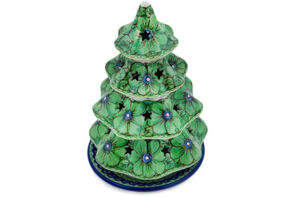 8" Christmas Tree Candle Holder - Key Lime Dreams