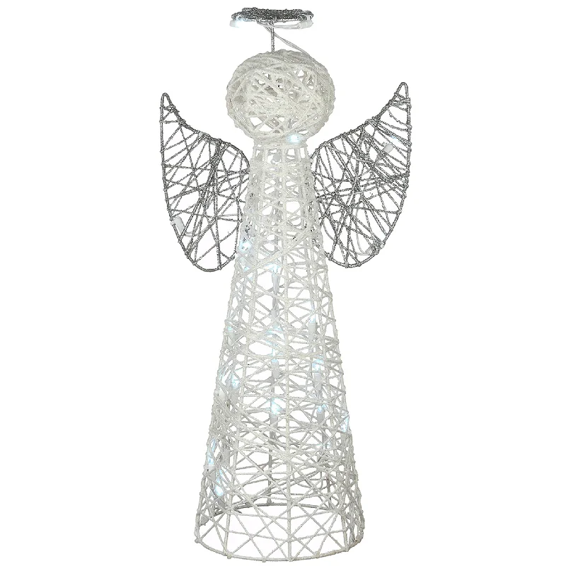 24 in. Angel Cone Tree with LED Lights