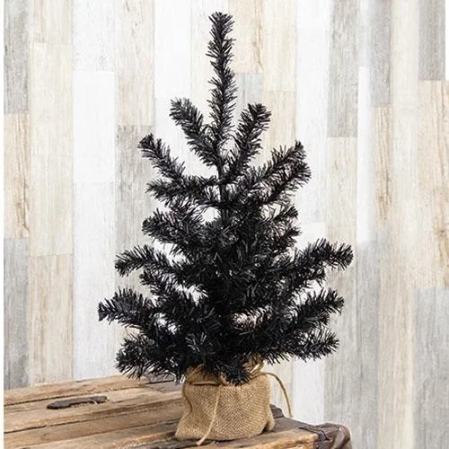 Black Tree w Burlap Base 2ft