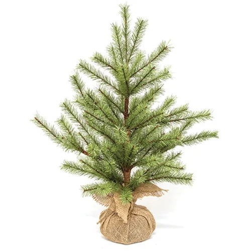 Bristle Country Pine Tree in Burlap Base 24