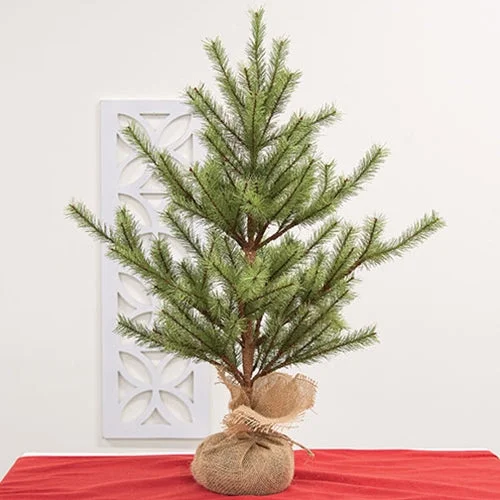 Bristle Country Pine Tree in Burlap Base 30