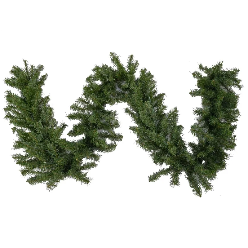 9' Canadian Pine Non-Lit Artificial Christmas Garland