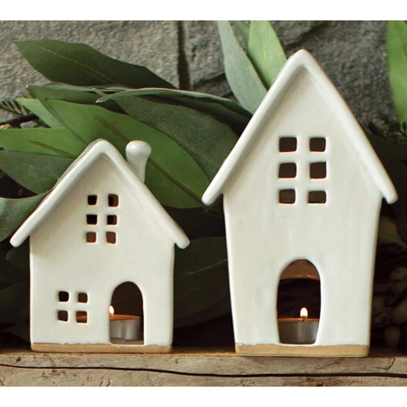 Ceramic Tealight House - Large Park Designs