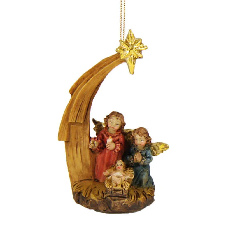 NATIVITY ORNAMENT - CHRISTMAS DECORATION - RESIN