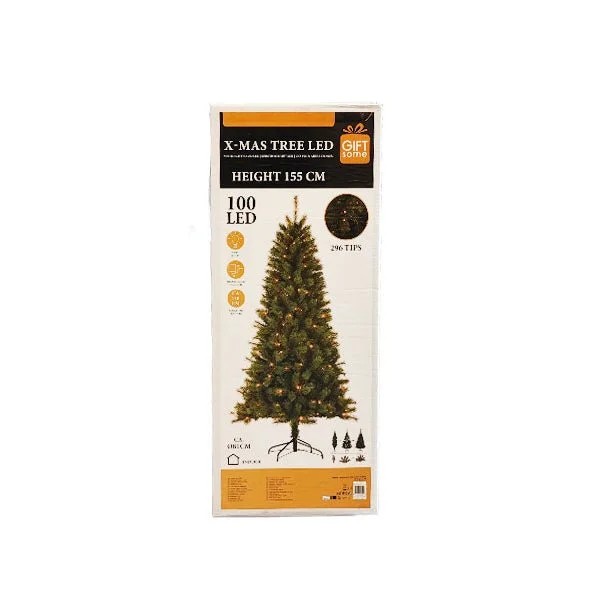 Christmas Tree Green 100 Led 155cm