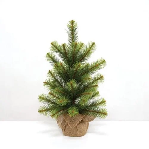 Empire Pine Tree w Burlap Base 24