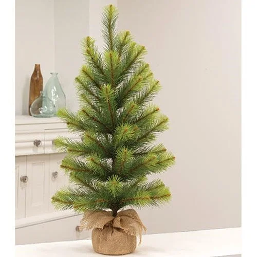 Empire Pine Tree w Burlap Base 30