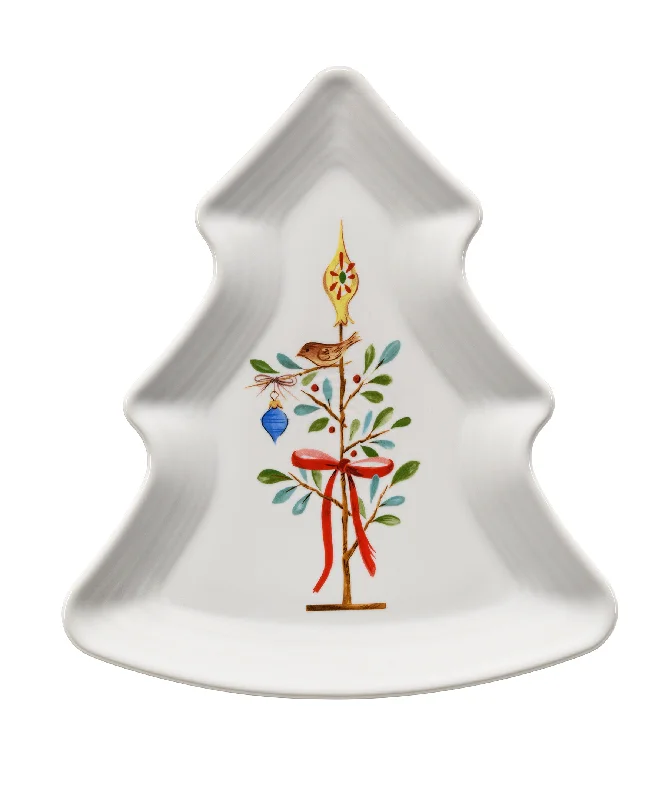 Fiesta Nutcracker Tree Shaped Plate 10 1/8 Inch