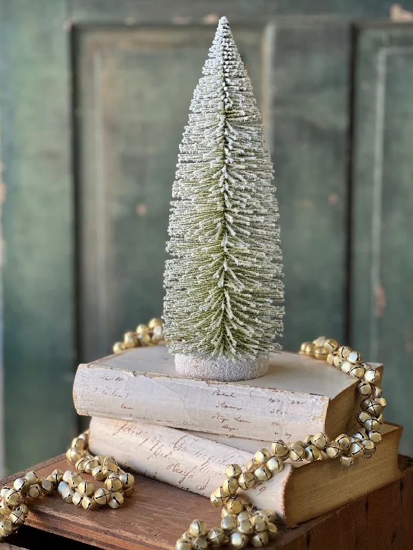 Glittering Snowbrush Tree | 12"