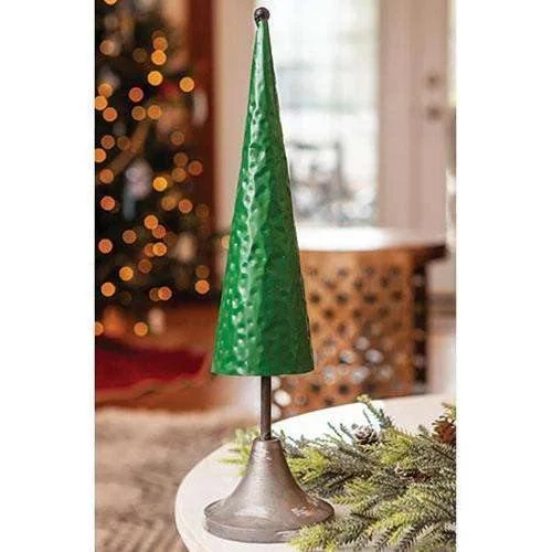 Green Metal Tree 15.5"