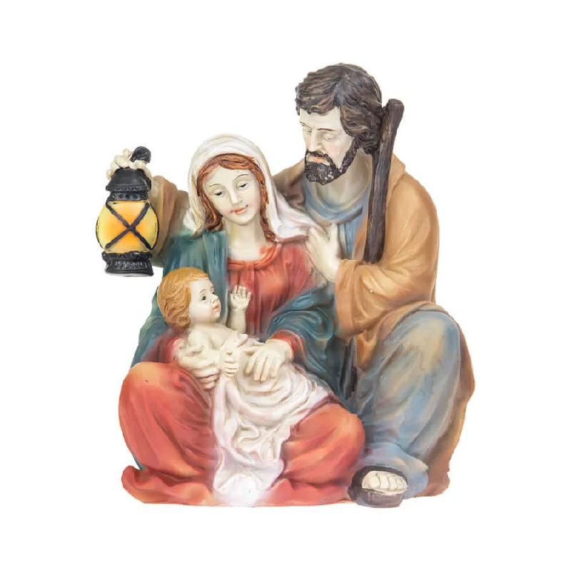 HOLY FAMILY - CHRISTMAS NATIVITY - RESIN