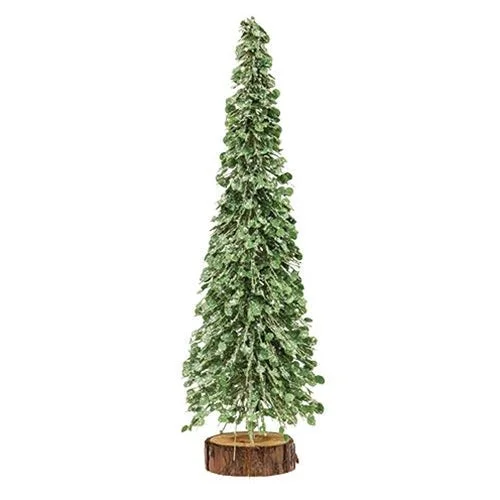 Icy Boxwood Brush Tree 16