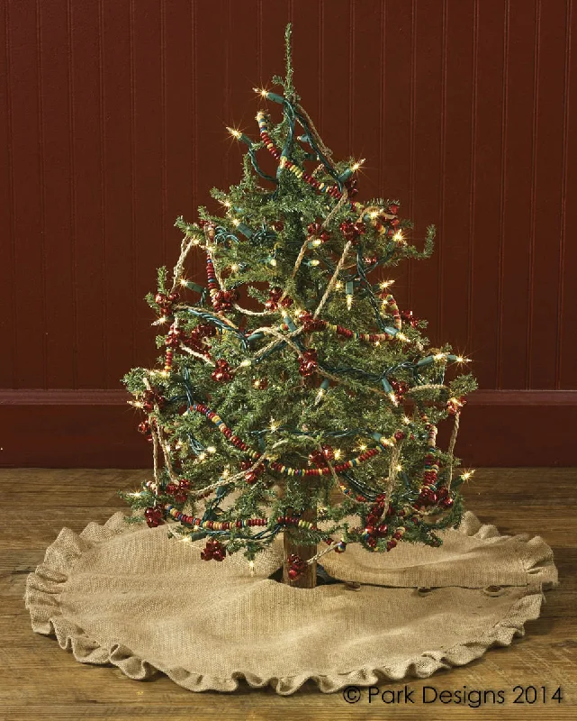 Jute Burlap Tree Skirt - 24" Park Designs