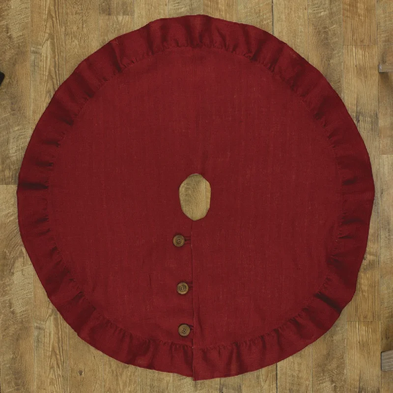 Jute Burlap Tree Skirt - 60" Red Park Designs