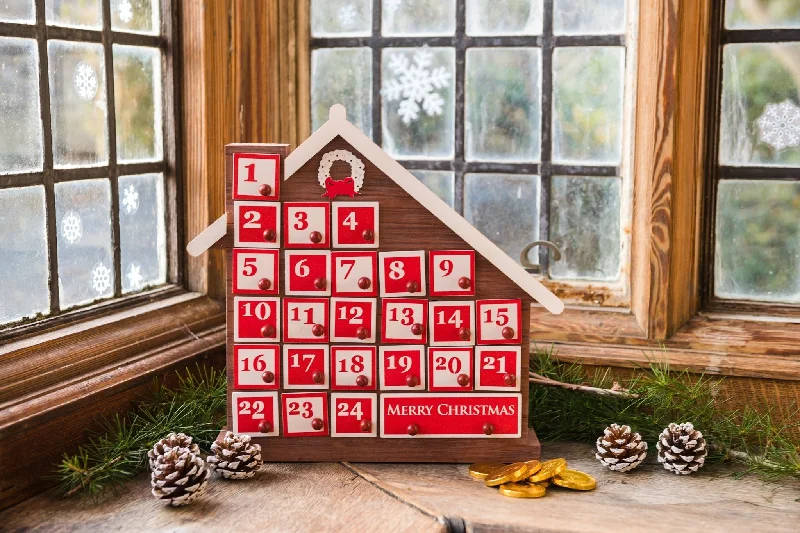 Led Wooden Advent Calendar