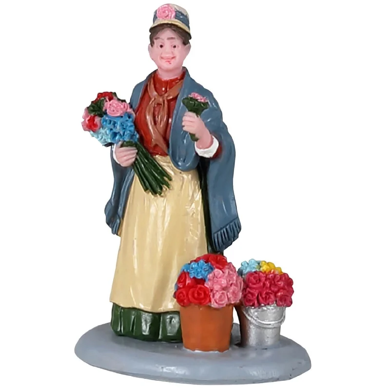 Lemax Caddington Village Figurine: Flower Seller #12041