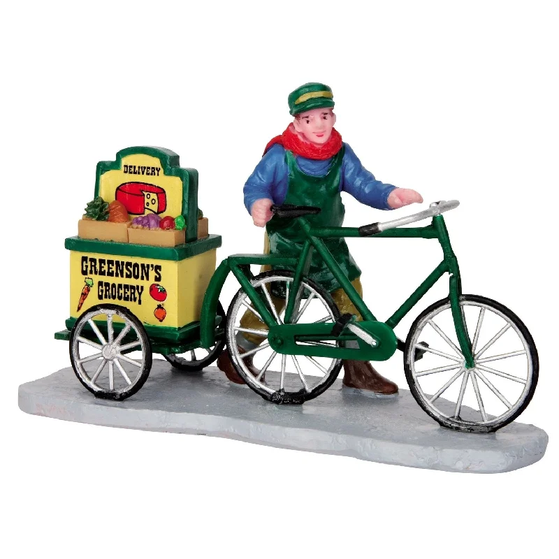 Lemax Caddington Village Figurine: Greenson's Grocery Delivery #52359