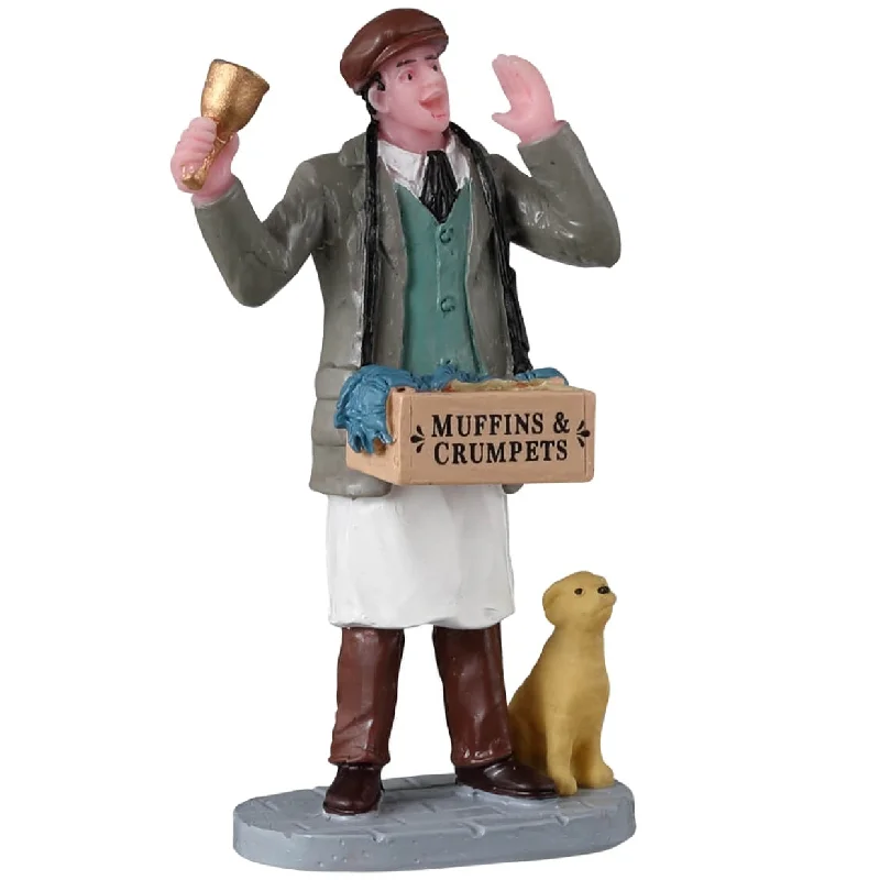 Lemax Caddington Village Figurine: Hot Muffins and Crumpets #32207