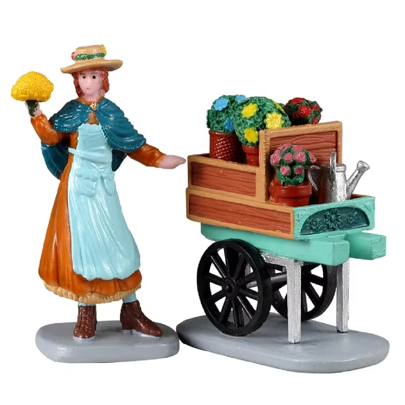 Lemax Caddington Village Figurines: Merry's Garden Cart #22117