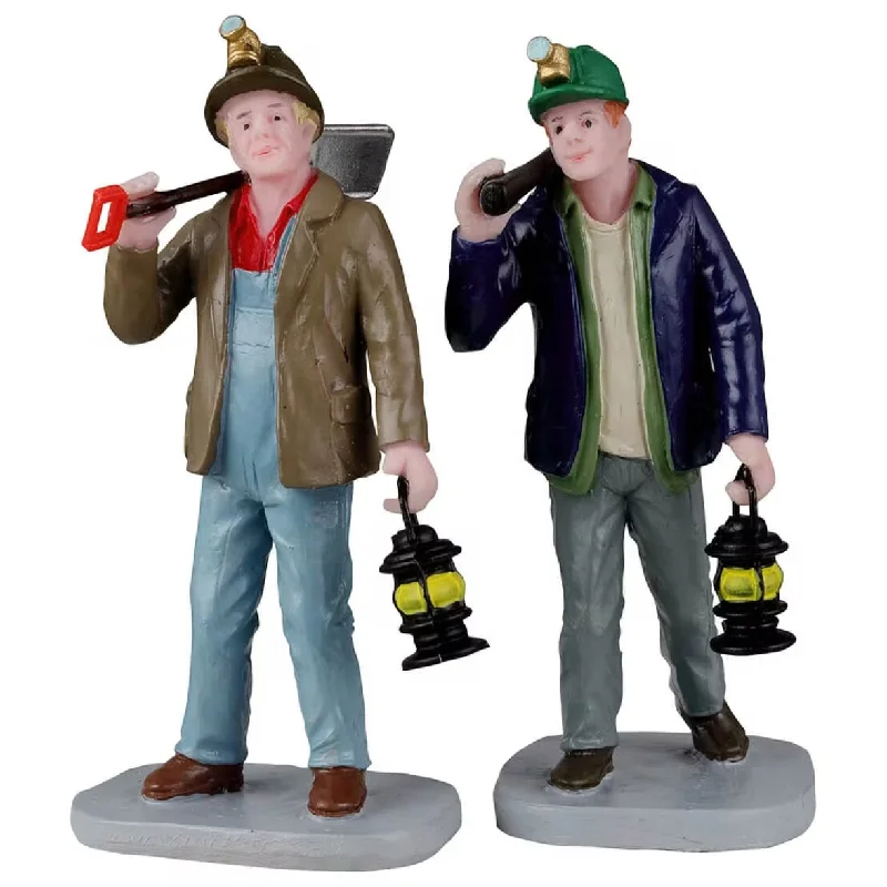 Lemax Caddington Village Figurines: Miners, Set of 2 #22127