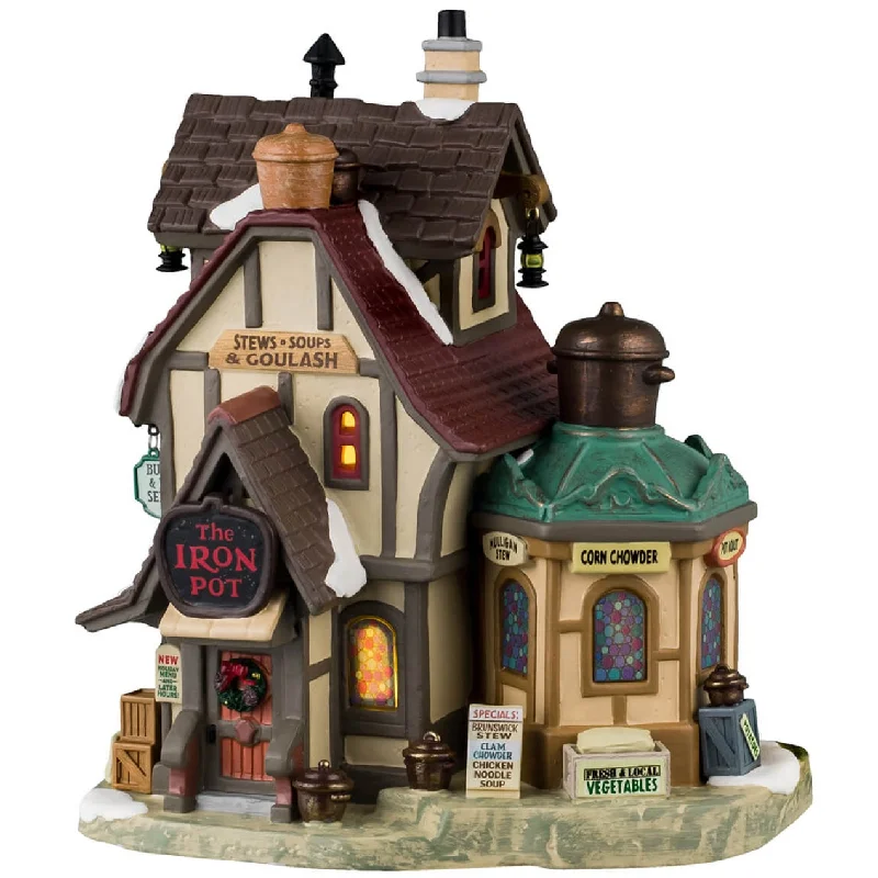 NEW 2024 Lemax Caddington Village Lighted Building: The Iron Pot #45262