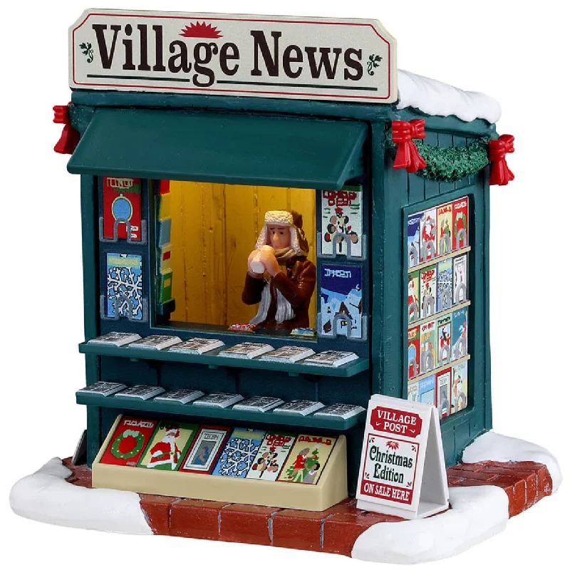 Lemax Caddington Village Table Piece: Good News Day #34088