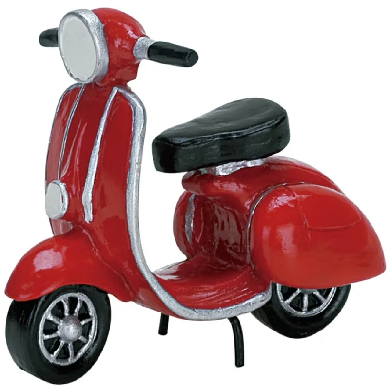 Lemax General Collectibles Accessory: Red Moped #74610