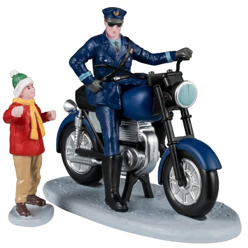 NEW 2024 Lemax General Collectibles Figurine: Police Officer, Set of 2 #42320