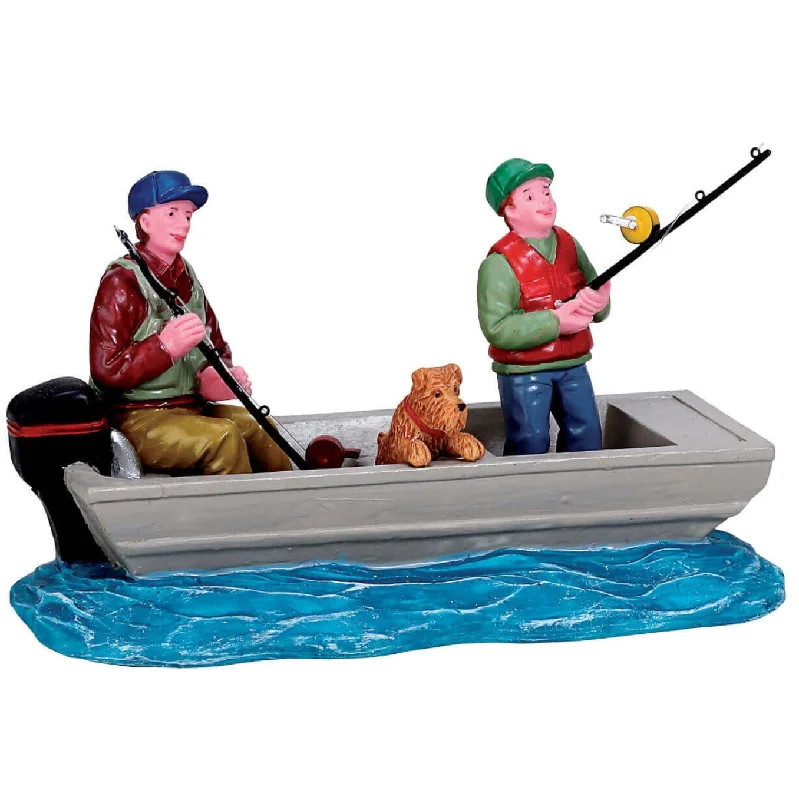 Lemax Plymouth Corners Figurine: Family Fishing Trip #72521