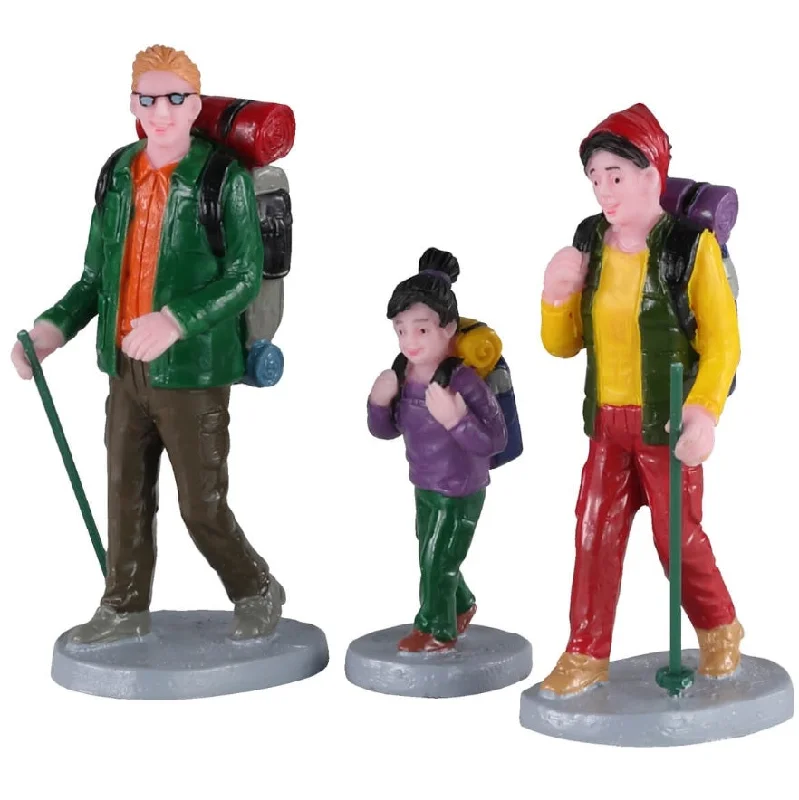 Lemax Vail Village Figurines: Family Trek, Set of 3 #02936