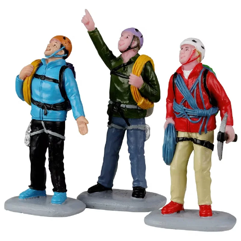 Lemax Vail Village Figurines: Vertical Mountain Climbers, Set of 3 #22136