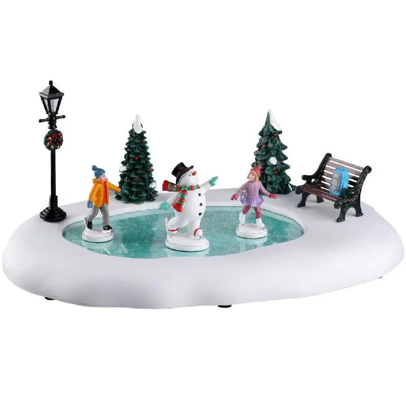 Lemax Vail Village Table Piece: Frosty Goes Ice Skating #24951