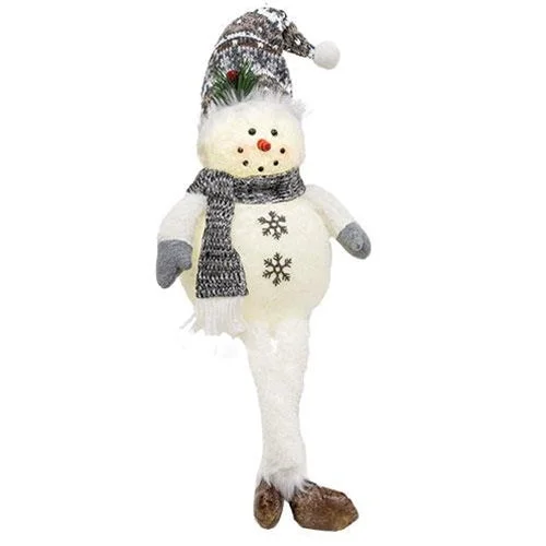 Light Up Dangle Leg Snowman 2 Asstd