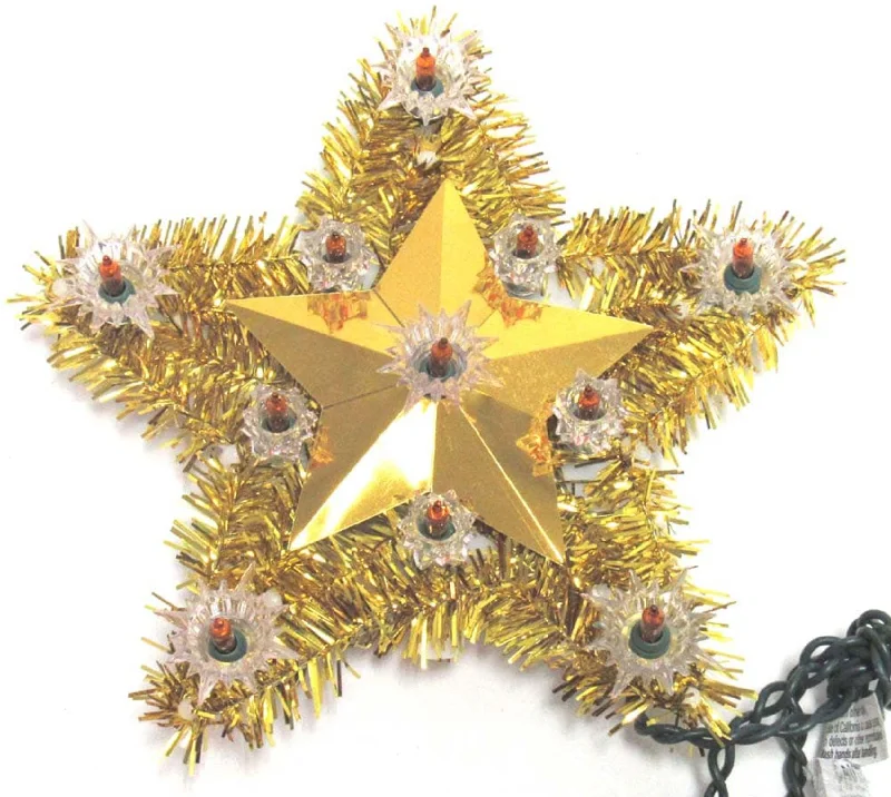 Lighted Everglow Christmas Tree Star Topper