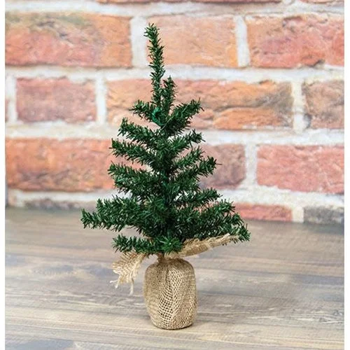 Mini Pine Tree w Burlap Base 9