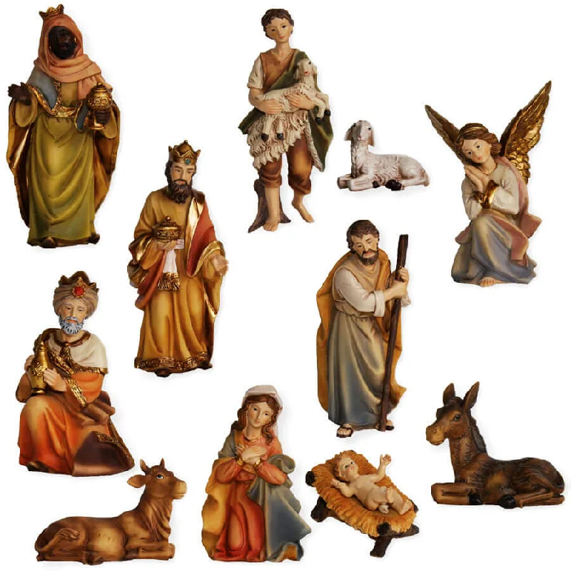 NATIVITY FIGURES - CHRISTMAS NATIVITY - RESIN