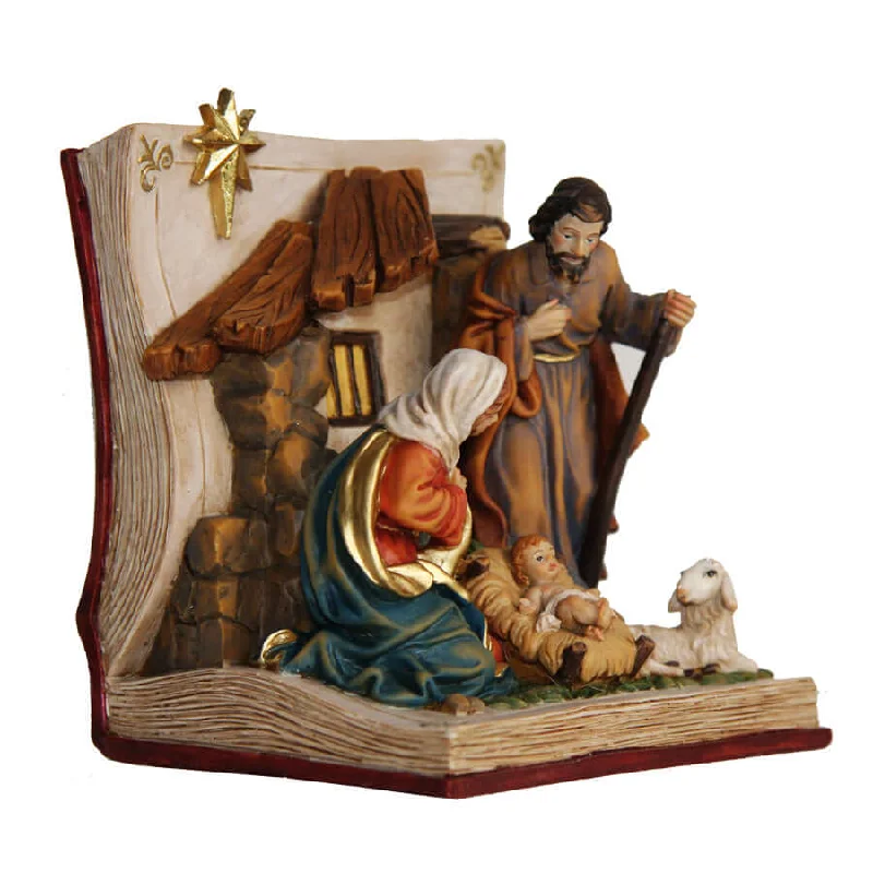 NATIVITY SCENE - CHRISTMAS NATIVITY - RESIN