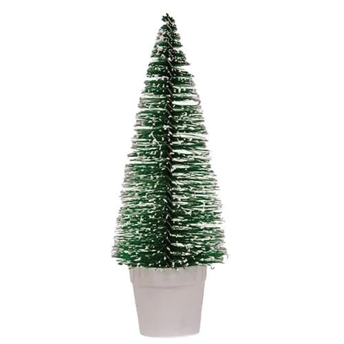 Potted Snowy Bottle Brush Tree 7