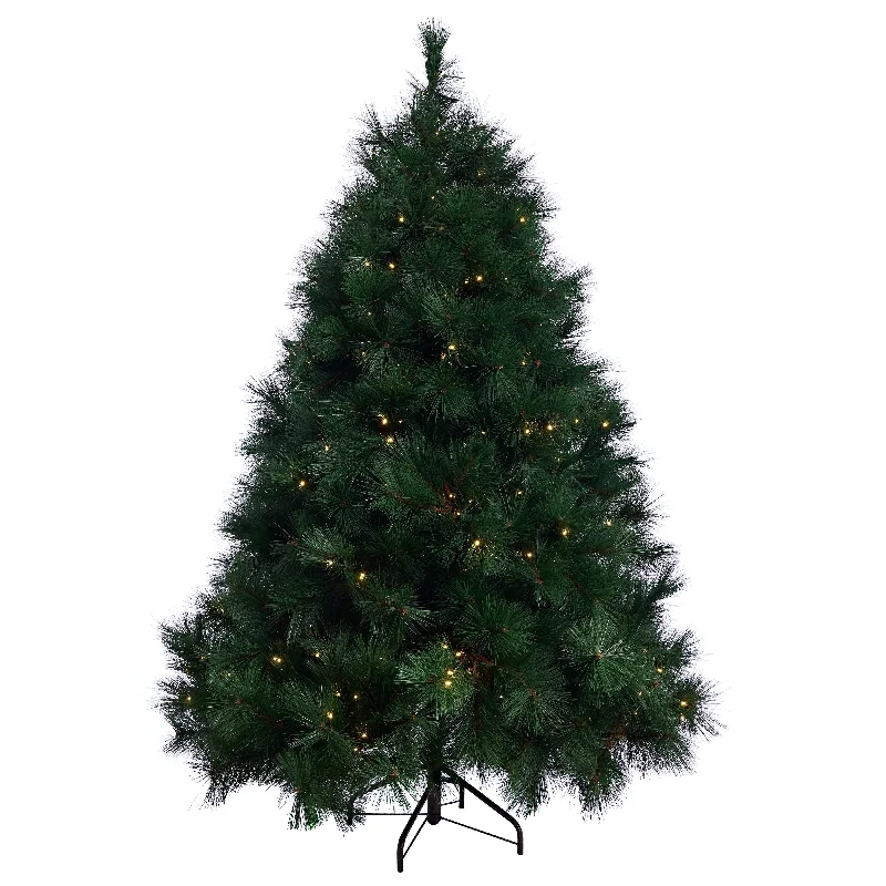 Pre-Lit Bristle Tree - Warm White 6ft (1.8m)