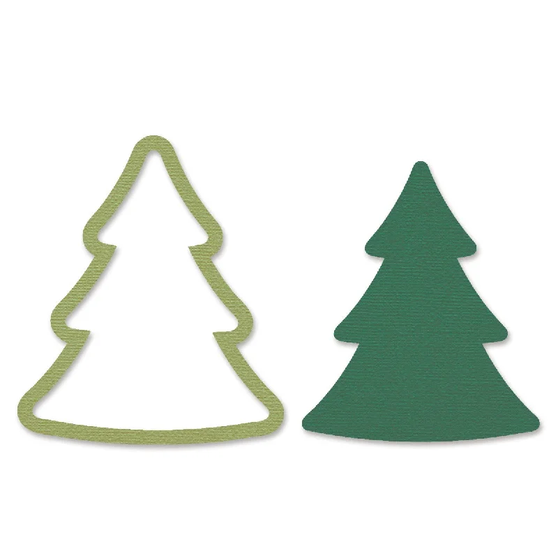 Sizzix Framelits Die Set 2PK - Tree