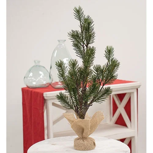 Table Spruce Tree w Burlap Base 19