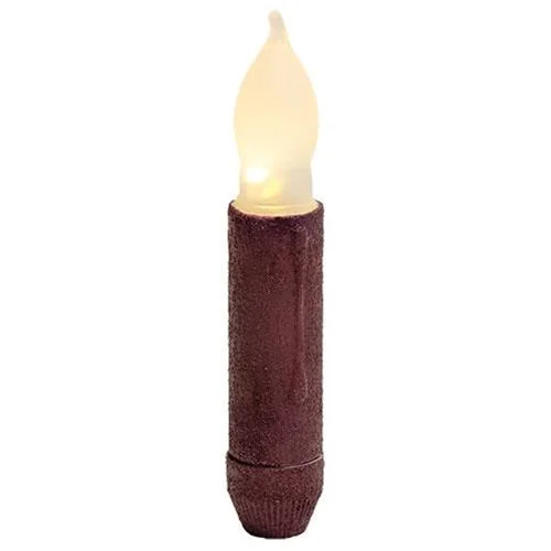 ^^Textured 4 LED Timer Taper Burgundy