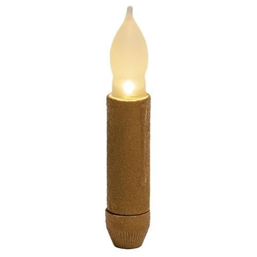 Textured 4 LED Timer Taper Mustard