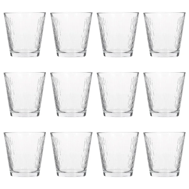 255ml Nora Glass Tumblers - Pack of 12 - By LAV