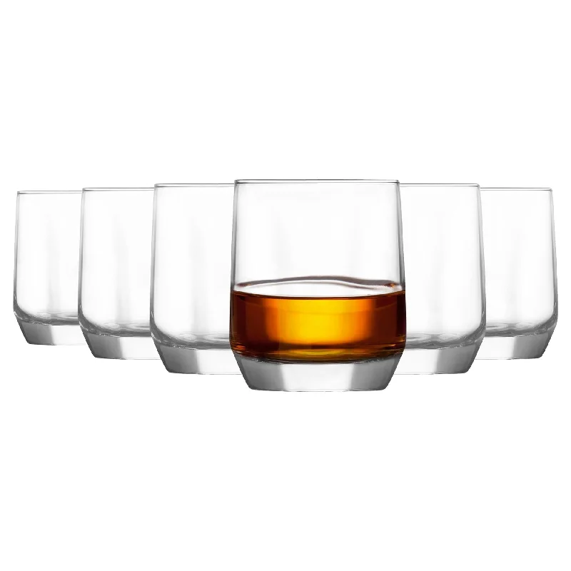 310ml Diamond Whisky Glasses - Pack of 12 - By LAV